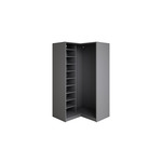 Ultra ugaona struktura leva 109x109x196 cm siva