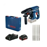 Bosch Akumulatorski elektro-pneumatski čekić za bušenje GBH 180-LI (1x4.0 AH) + SDS Plus set 0 615 990 M9C
