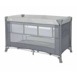 Lorelli Prenosivi Krevet Torino 2 Nivoa - Grey Striped Elements