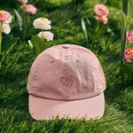 Reserved - Kačket s aplikacijom pastelno pink 100% COTTON 518ED-03X