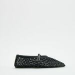 Reserved - LADIES` BALLERINAS crno 90% POLYESTER, 10% POLYURETHANE 294CR-99X