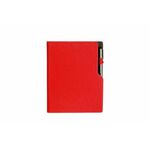 ALICANTE Notes A5 - Crvena , papir Šamoa 80 g/m2