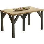 Dunaj sto 130(240)x90x75 cm hrast