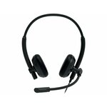 Canyon HS-07 slušalice, 3.5 mm/USB, crna
