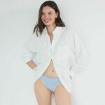 Reserved - LADIES` BRIEFS MULTI indigo 95% COTTON, 5% ELASTANE 640CR-57X