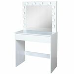 Malmo toaletni sto 80x40x140 cm beli