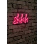 Shhh - Pink Pink Decorative Plastic Led Lighting