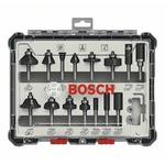BOSCH plavi Komplet raznih glodala, 15 komada, prihvat 8 mm Bosch