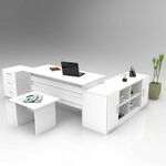 Hanah Home Set kancelarijskog nameštaja Vo13-W
