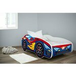 TOP BEDS Dečiji krevet 160x80 Red Blue Car