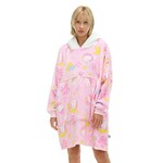 Cropp - Dukserica sa kapuljačom i printom Hello Kitty - pastelno pink