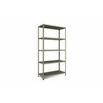 Metalna polica KIT 188 x 100 x 40 cm 5 x 65 kg - siva