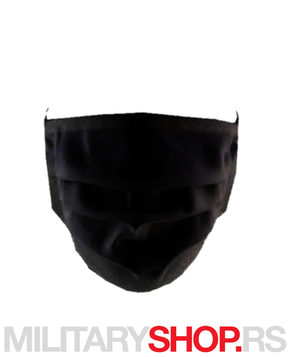 Crna pamučna zaštitna maska za lice Terminator
