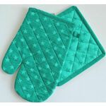 Kuhinjski set 2/1 Green stars 3075