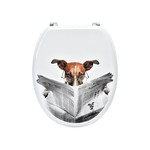 TENDANCE WC DASKA MDF SA METALNIM OKOVIMA 37,5X46CM MDF KARAMEL 4103383