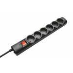 Trust Strujni kabl Surge Protector 6 mesta/1.8m/crna