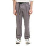 Cropp - Pantalone s kaišem - tamno siva