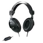 Genius HS-505X slušalice, 3.5 mm, crna, 115dB/mW, mikrofon