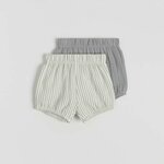 Reserved - BABIES` SHORTS tamno siva 100% COTTON 8362X-90X
