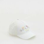 Reserved - GIRLS` PEAKED CAP krem 100% COTTON 936EW-01X