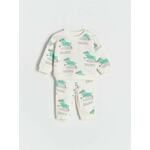 Reserved - BABIES` JOGGING TOP & TROUSERS nude 100% COTTON 533CJ-02X