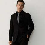 Reserved - MEN`S BLAZER crno 78% POLYESTER, 17% VISCOSE, 5% ELASTANE 8680N-99X