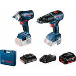 Bosh set GDS 18V-400 + GSB 18V-50 + 1xGBA 18V 2.0 Ah + 1xGBA 18V 5.0 Ah + GAL 18V-40 + kofer 0 601 9K0 003