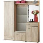 Armario VII predsoblje 180x32x203 cm natur (Sonoma hrast)