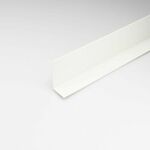 Ugao PVC bijeli, saten 20x20x1000
