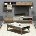 Hanah Home Milan - Orah, Beli Mermer OrahSet nameštaja za dnevnu sobu u beloj boji