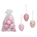 DekorDom Uskršnja dekoracija Set eastereggs 12/1 6cm 10026596