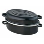 Metalac duboki pekač LUX 34cm/6lit Crna