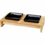 Trixie Set od 2 činije (keramika drvo) 2 x 400ml