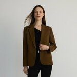 Reserved - Sako od mešavine vune zlatno braon 73% POLYESTER, 16% VISCOSE, 7% WOOL, 4% ELASTANE 125EN-82X