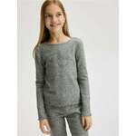 Reserved - GIRLS` BLOUSE tamno siva 84% POLYESTER, 12% VISCOSE, 4% ELASTANE 521EG-90X