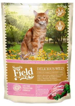 Sam's Field Cat Adult Delicious Wild sveža patka