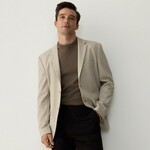 Reserved - MEN`S BLAZER bež 82% POLYESTER, 11% VISCOSE, 4% COTTON, 3% ELASTANE 7774H-08X