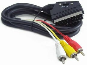 CCV-519-001 Gembird Bidirectional sa prekidacem RCA to SCART audio-video cable