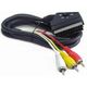 CCV-519-001 Gembird Bidirectional sa prekidacem RCA to SCART audio-video cable, 1.8 m