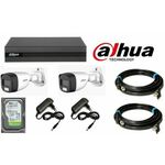 Dahua SET-17 * 2 kamere Full HD + Audio + DUAL LIGHT 2mpix kabl 2x15m napajanje 2x12V 1Ah 1TB