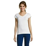 Sols Zenska majica V izrez Moon White velicina M 11388