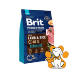 Brit Premium Sensitive Lamb & Rice 3kg, Jagnjetina i Pirinač za Osetljive Pse