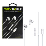 MaxMobile Žičane slušalice WE08 - Bele