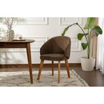 HANAH HOME Set 2 stolice Bentley Brown Dark Oak
