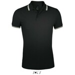 Polo majica za muskarce velicina XL Sols Pasadena Black White 00577