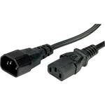 Secomp Value Monitor/UPS Power Kabl, IEC 320 C14 - C13, black, 1.0m