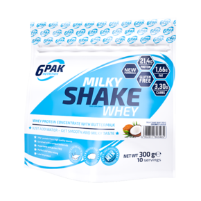 6Pak Milky Shake Whey 300 g Vanila