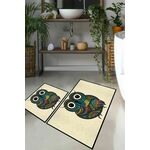 Flyer Multicolor Bathmat Set (2 Pieces)