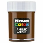 Nova Color Slikanje - Akrilne Boje 30g - Braon - 540293