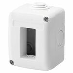 Gewiss System, nadgradna kutija 1M, IP40, siva